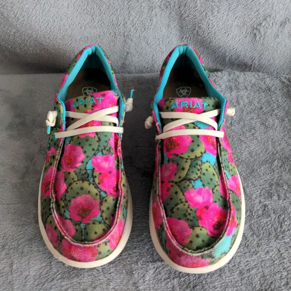 Ariat Hilo Slip On Sneaker Shoes Womens 10B Prickly Pear 10044591 Casual - Picture 3 of 10